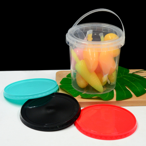 Envase Transparente Grueso de PP5 de Grado Alimenticio con Asa y Tapa para Pan, Alimentos Enlatados, Galletas, Gelatina, Azúcar, Chocolate - Product Image 3