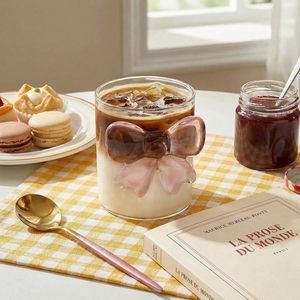 Vaso <span class=keywords><strong>de</strong></span> Vidrio Rosa Coquette con Lazo, 11 oz, para Cócteles, Jugos, Champán, Ideal para Regalos <span class=keywords><strong>de</strong></span> Boda y Fiestas - Product Image 5