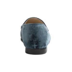Choozii – mocassins en velours vert noirâtre pour femmes, chaussures à boucle plate pour dames, nouvelle mode - Product Image 5
