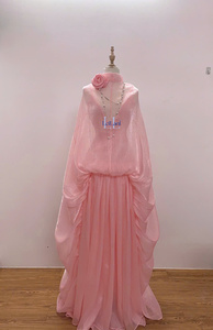Vestido Maxi de Terciopelo y Seda para Mujer, Estilo Elegante para Fiesta o Noche, con Mangas Regulares y Cintura Imperio, de Hanoi - Product Image 3