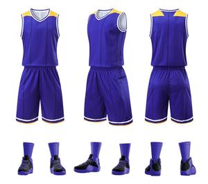 Desain sublimasi kustom kaus basket warna oranye perguruan tinggi hitam dan merah pakaian olahraga - Product Image 5