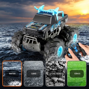 SJY-Q135 4WD Coche RC Anfibio Todoterreno para Escalar, Coche de Carreras con Control Remoto para Agua y Tierra, Camión Impermeable para Todo Terreno - Product Image 4