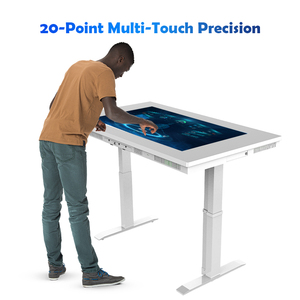 20 Points Smart Interactive Touch Screen Coffee <strong>Table</strong> with Android 14 4K LCD <strong>Display</strong> <strong>Built</strong>-<strong>in</strong> Stereo Speakers &amp; Stand - Product Image 4