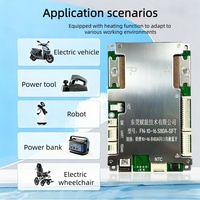 FN bms smart bms 4S-24S 60a 80a 100a 120a pour batterie lithium 72v 120ah bms lifepo4 24s avec équilibreur 1A WIFI BT
