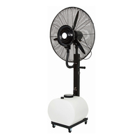 Ventilateur brumisateur mural LONGWELL OEM 110/220V 50/60Hz 26-30 pouces avec réservoir d'eau, humidificateur et pulvérisateur rafraîchissant