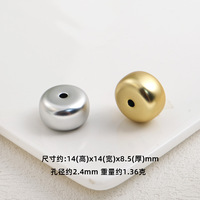 Perles acryliques mates, tons argent et or, irrégulières, 14 mm, lot en vrac et perles en vrac en gros pour la fabrication de bijoux DIY et l'artisanat