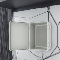 Boîtier électrique étanche gris IP67 en plastique ABS poli NSPV ODM, boîte de jonction électrique résistante aux intempéries, interrupteur isolateur DC