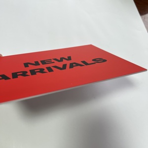 Lợi thế Giá 2 + 0 màu sắc in ấn PVC bọt Screenprint bảng quảng cáo đỏ huỳnh quang sáng sáng bảng hiển thị số lượng lớn - Product Image 5