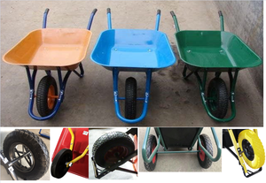 WB6400 brouette de construction de jardin de bâtiment de couleur verte - Product Image 3