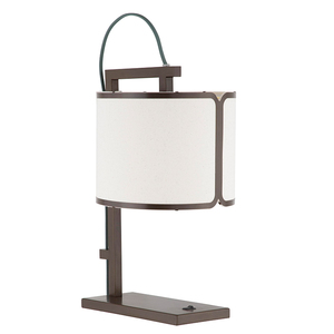 Modern Simple Design Metal Brushed Brass Dual Glass Shade Table Lamp for Hotel Home Decoration - Product Image 6