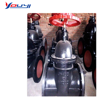 Penjualan pabrik Manual Flanged katup gerbang besi cor produk Harga kompetitif