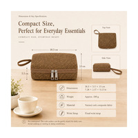 Pochette de rangement électronique personnalisée en gros pour usine, sac de rangement de câbles multi-compartiments à fermeture éclair pour usage quotidien sur le bureau