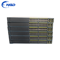 Switch de Red Gigabit Ethernet Administrado de 24 Puertos, 2 SFP Uplink, Capa 2, Switch LAN Empresarial para Campus, Usado, WS-C2960-24TC-L