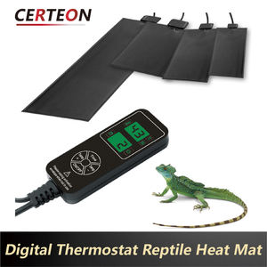 防水デジタルサーモスタットタイマー 爬虫類テラリウム用調節可能な加熱パッド - Product Image 4