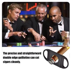 Stainless Steel Cigars Cutter Classic Portable Household Metal <b>Scissors</b> Double Blade Metal Classic <b>Scissor</b> Cigars Accessories - Product Image 5