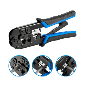 Cat5 Cat6 Manual de Cable crimpado contactos de trinquete RJ45 eléctrico 8P8C/6P6C PIN de alambre de <span class=keywords><strong>herramienta</strong></span> que prensa - Product Image 6