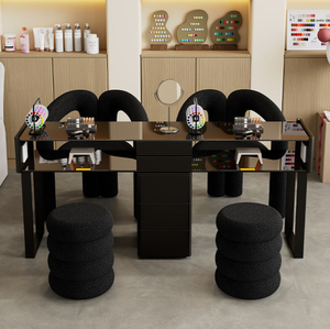 Hot Sale Single Manicure <b>Table</b> and Chair Set Professional <b>Nail</b> <b>Table</b> With Vacuum Cleaner <b>Table</b> Manicure for <b>Nail</b> Salon - Product Image 4
