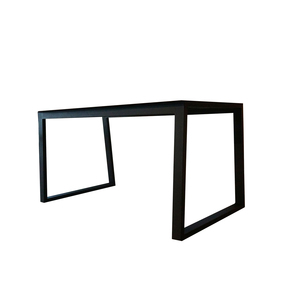 Patas de mesa trapezoidales soldadas industriales personalizables Metal moderno para comedor - Product Image 3