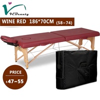 Table de Massage pliable Portable, fauteuil chauffant pour Salon de beauté du visage