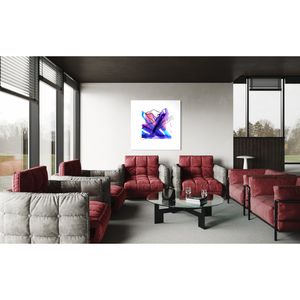 Decoración de pared en papel de arte con paisaje de río y montaña para un tema de naturaleza y entornos de oficina serenos - Product Image 2