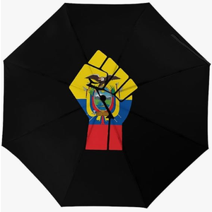 Parapluie portable à long manche de style éthiopien avec diverses impressions graphiques personnalisées, idéal pour la protection solaire et la protection contre la pluie en <span class=keywords><strong>voyage</strong></span> - Product Image 5