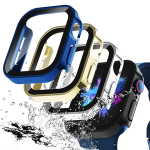 Funda de PC + Vidrio Templado para Reloj Serie 10 de 46 mm, Venta al por Mayor de Fábrica, Galvanoplastia, Borde Recto, Múltiples Colores, Resistente a Arañazos - Product Image 1