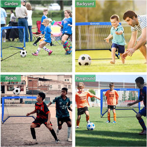 But de football portable, buts de football de 4 pieds, filet de football pour enfants pour les jeux et l'entraînement en plein air - Product Image 5