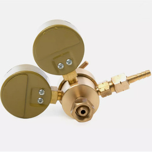 Régulateur d'acétylène Victor à double manomètre en laiton CGA200 pour torche de soudage et de découpe, réducteur de pression - Product Image 3