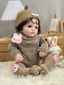 Muñeca <span class=keywords><strong>Reborn</strong></span> de Algodón Indio Miniatura de Navidad, Estilo Good Guy, con Cochecito de Bebé, Personalizada, de Felpa, Realista, Tipo Blythe - Product Image 2