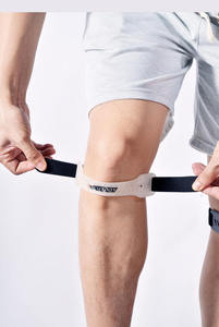Rodillera Deportiva de Compresión de PVC con Correa Rotuliana, Soporte Ajustable con Cierre de Gancho y Bucle, Protector de Rodilla para Correr, Baloncesto, Senderismo, Personalizable - Product Image 5