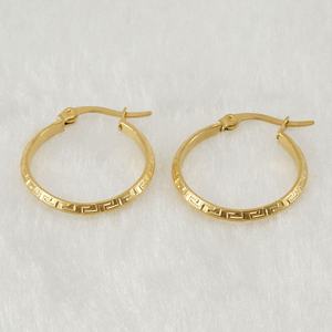 Designer Luxury Brand Korean Stainless Steel Gold Plated <b>Earrings</b> Bulk <b>Fine</b> Jewelry Fashion <b>Hoop</b> <b>Earrings</b> for Women - Product Image 4