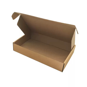 Scatola di Imballaggio Express Extra Resistente a Forma di Aeroplano, Scatola in Cartone Ondulato Spesso <span class=keywords><strong>B</strong></span>-Flute, Scatola di Carta Rettangolare Pieghevole - Product Image 1