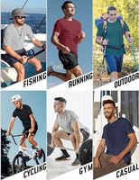 T-shirt vierge en polyester/coton/spandex tricoté 180 g/m² pour homme, à manches courtes, avec impression de logo personnalisé et impression par transfert thermique