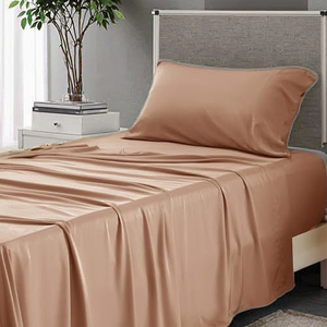 הסיטונאי במבוק מותרות המלכה גליונות מיטה 100% מיטת במבוק כפולה בגודל קינג סייעות 2 אנשים למיטות - Product Image 1