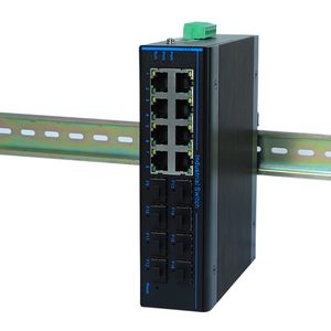 สวิตช์เครือข่ายอุตสาหกรรม OEM Ethernet 1.25G สวิตช์เครือข่าย 8SFP พอร์ตใยแก้วนำแสง 8 พอร์ต สวิตช์เครือข่าย 8 พอร์ต - Product Image 5