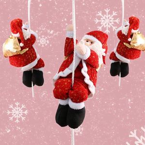 Santa Claus Trepando por una Cuerda, Decoración Navideña de Santa Claus, Muñecos de Peluche, Juguetes, Adorno Colgante para Árbol de Navidad, Adorno de Año Nuevo 2023 - Product Image 6
