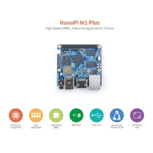 บอร์ดพัฒนา NanoPi <span class=keywords><strong>M1</strong></span> Plus โอเพ่นซอร์สสำหรับนักสร้างสรรค์ ระบบปฏิบัติการ Linux SBC ชิป Allwinner H3 รองรับเครือข่าย Gigabit WiFi และบลูทูธ จากโรงงาน - Product Image 5