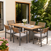 Meubles de restaurant, table et chaises d'extérieur, chaises de jardin, ensemble de salle à manger, tables d'extérieur pour la restauration