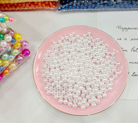 Perle en plastique ABS pour bricolage, accessoires de décoration reflets Macarons, perle en vrac pour bijoux, 50 pièces