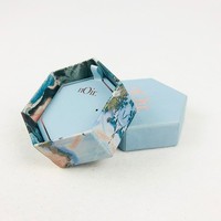Cajas de Regalo Hexagonales de Cartón Reciclable Personalizadas al por Mayor con Laminado Mate para Empaque de Joyería Moderna