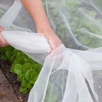 HDPE UV-gestabiliseerd anti-insectennet 25 mesh landbouw insectennet voor kas groente bescherming op maat