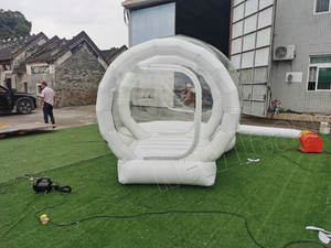 PVC Lều tuyết bong bóng lều Inflatable Mông Cổ mái vòm rõ ràng Lều Trắng bouncy Lều khổng lồ marquee - Product Image 2