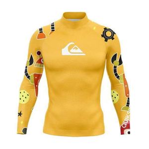 長袖UVカットラッシュガード - 熱昇華プリントポリエステルスパンデックスサーフウェア速乾性 - Product Image 6