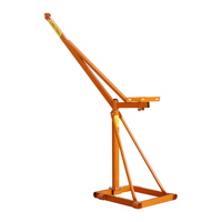 Mini grue industrielle de levage pour singe, petite grue à moteur, rotation à 360 degrés, 200kg, usage extérieur