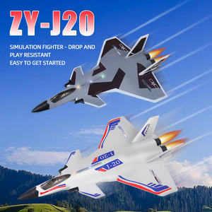 Zhiyang เครื่องบิน ZY-<span class=keywords><strong>J20</strong></span> EPP โฟมเครื่องบินรบทางอากาศ2.4G ปีกคงที่เครื่องบินควบคุมระยะไกลกลางแจ้ง - Product Image 3