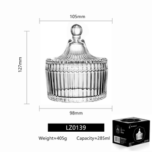 Bocal à bougie <span class=keywords><strong>en</strong></span> <span class=keywords><strong>verre</strong></span> de style yourte de luxe Blinkmax 8oz avec couvercle, peinture personnalisée, écologique, pour la décoration de Noël à la maison - Product Image 4