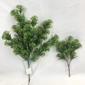 Usine décoration intérieure extérieure résistante aux UV feuilles en plastique artificielles plante buisson - Product Image 4