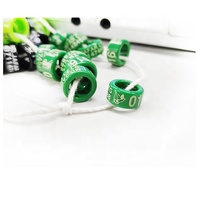 Bagues en plastique pour pigeons, adaptées au marché du Moyen-Orient, diamètre intérieur 8mm 9mm, bandes de pied en plastique conçues pour les clubs du Niger