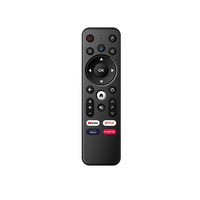 Control Remoto Inteligente por Voz de 22 Teclas OEM ODM para TV Box, Set Top Box, IPTV, Plástico ABS, 4K, Código Fijo, con Teclado de Silicona
