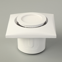 Ventilation LED Australian ABS Plastic Round Diffuser Cone Grille Exhaust Air Return Circular Air Extractor Fan